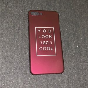 Maroon iPhone 7/8 Plus Case